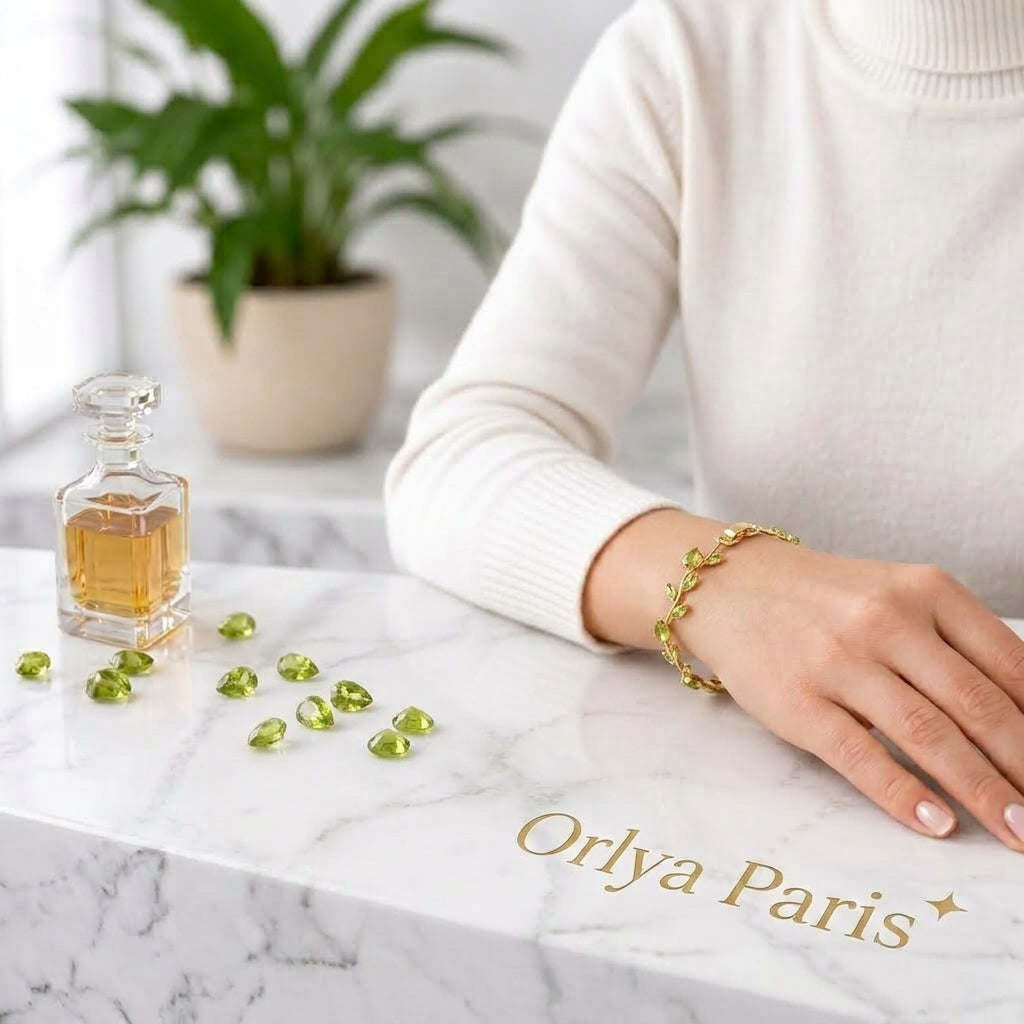 Bracelet Liane Royale — Vert Péridot